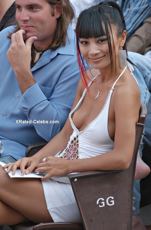 Bai Ling Nude Nip Slip 009