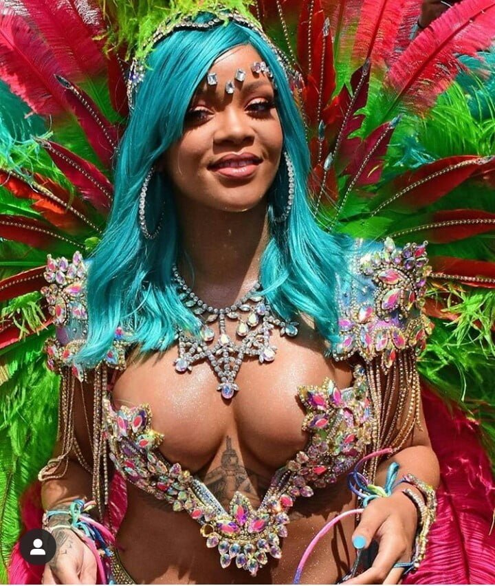 Sluty Rihanna In Barbados Festival 1