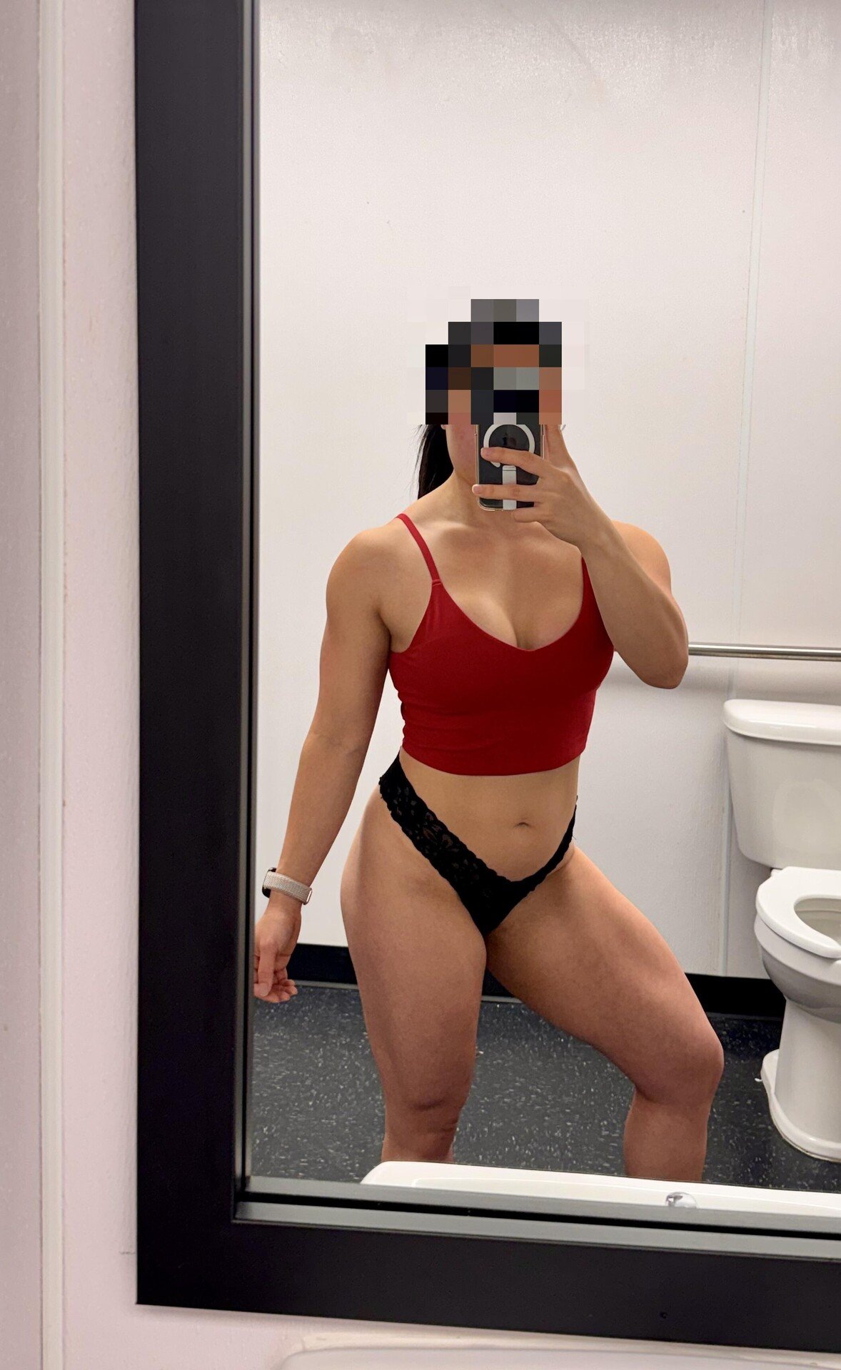 (F) I wonder if they know how much I dream about getting bent over at the gym 1