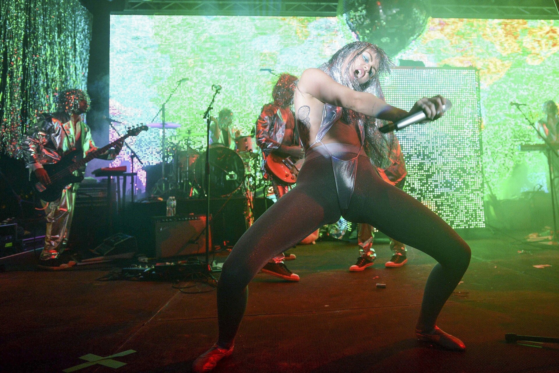 Miley Cyrus Pasties And Pantyhose 7