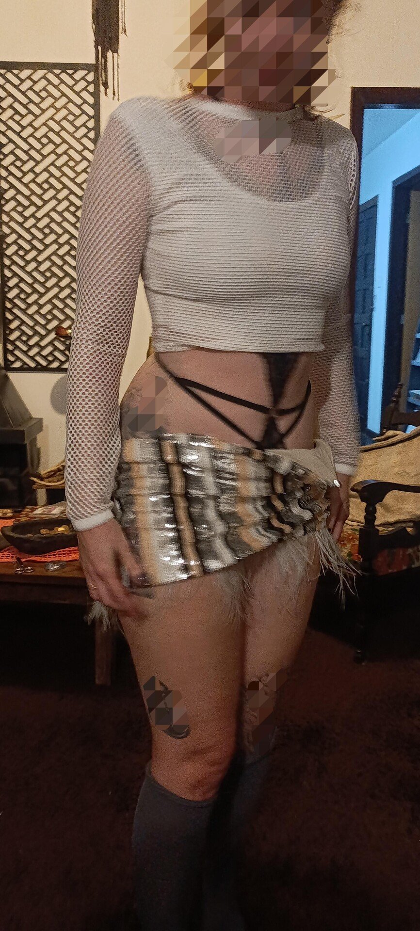 gostaram de como fiquei com essa roupinha nova que fui no motel hoje? 1