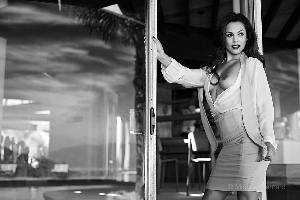 Raquel Pomplun in very Artistic and sexy Black and White shots 1