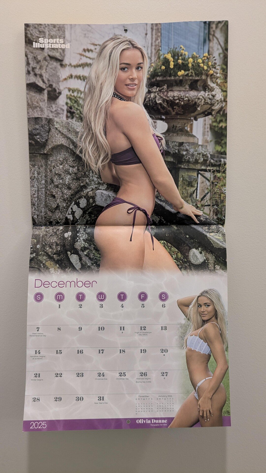 They saved the best for last on the 2025 Calendar, Olivia Dunne 2