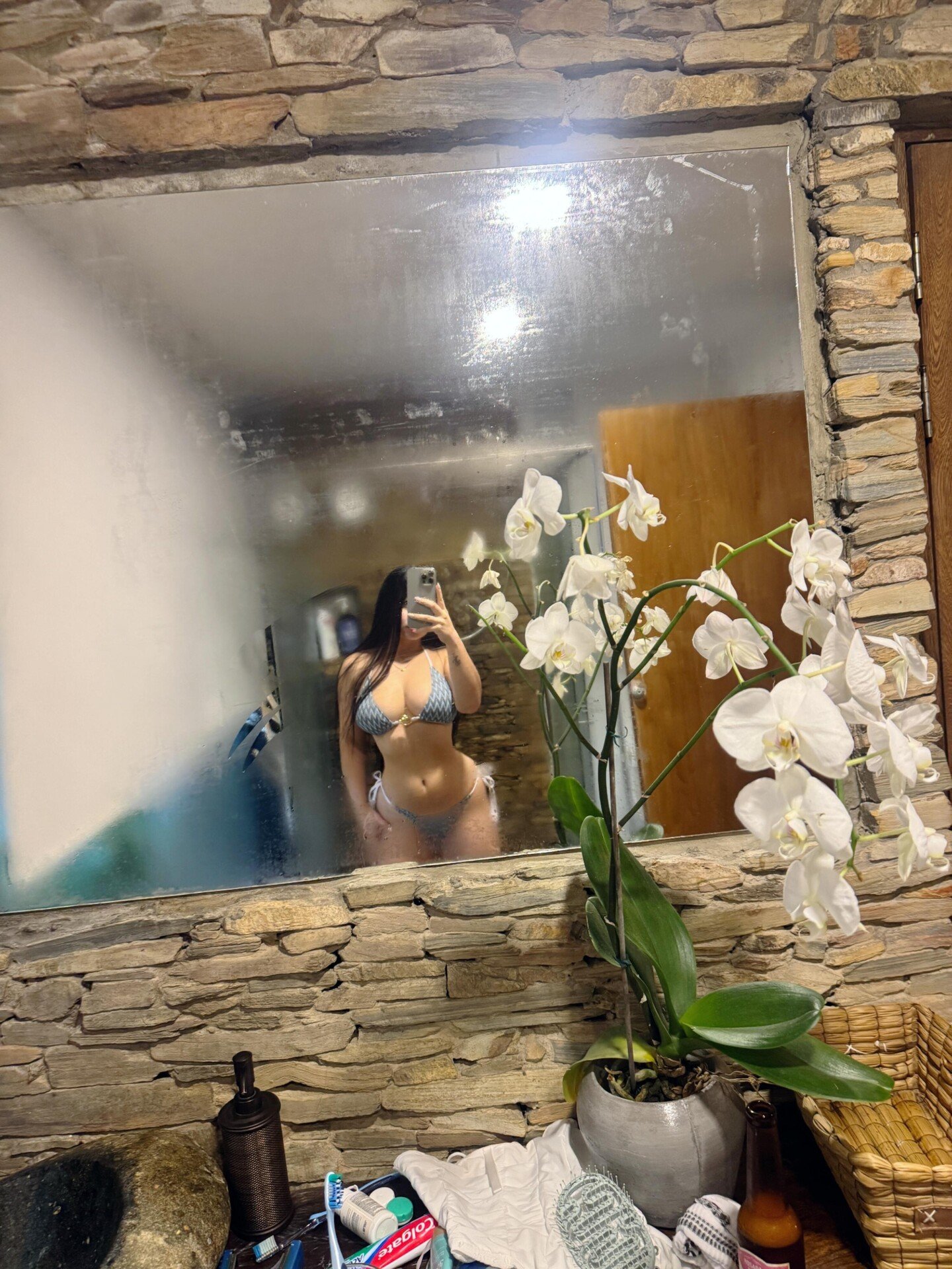 Wanna play with my boobs before we shower 2