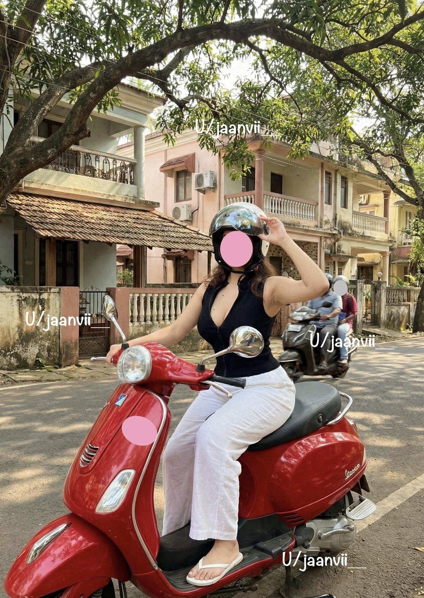 My Vespa is my best friend ❤️(btw how do I look ?) 2