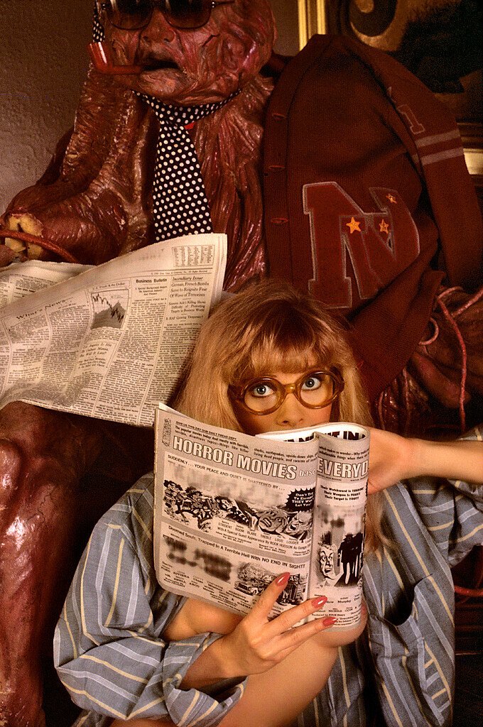 Barbara Crampton, Playboy photoshoot, December 1986. 2