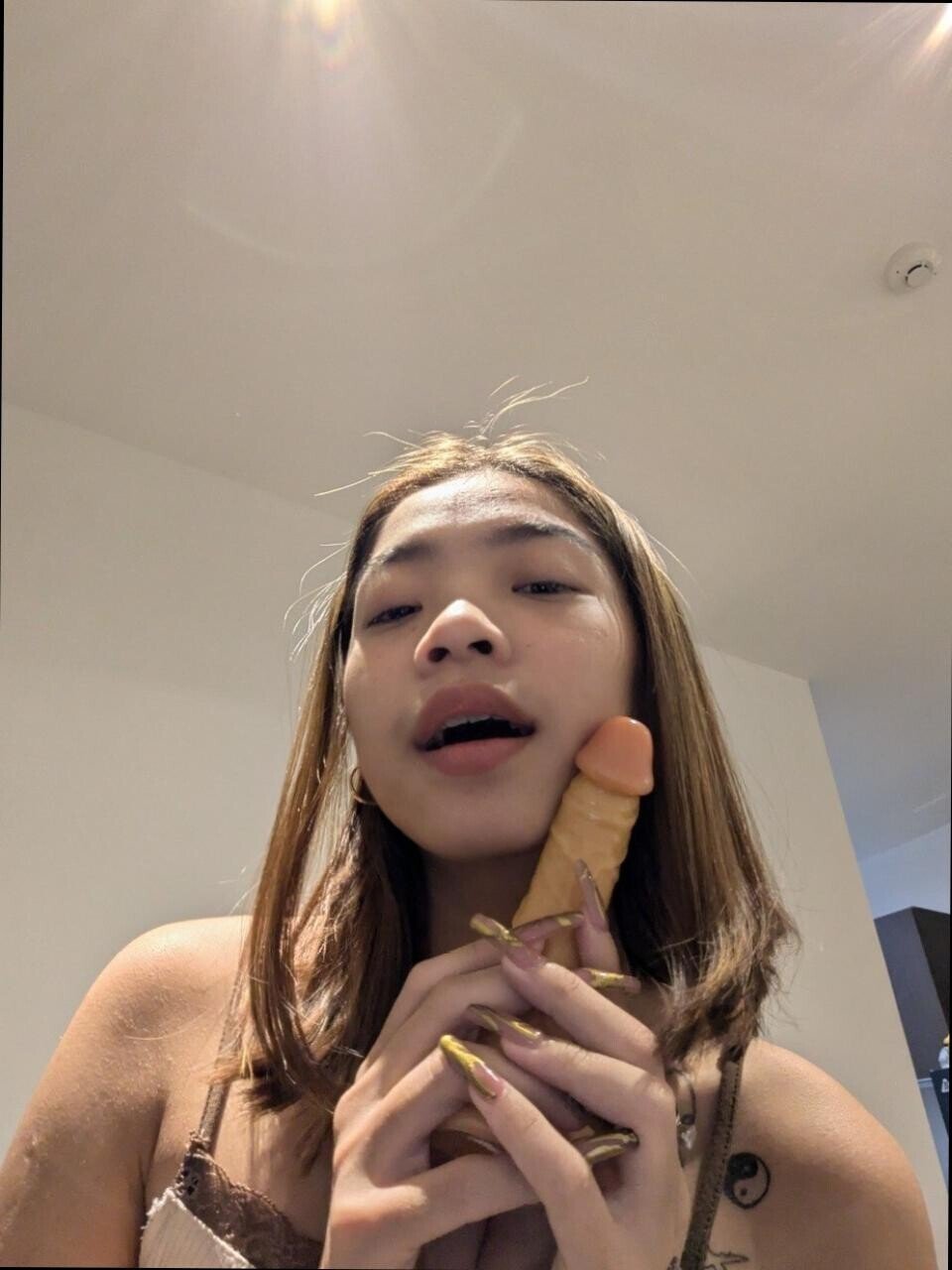 Playing with my toy 1