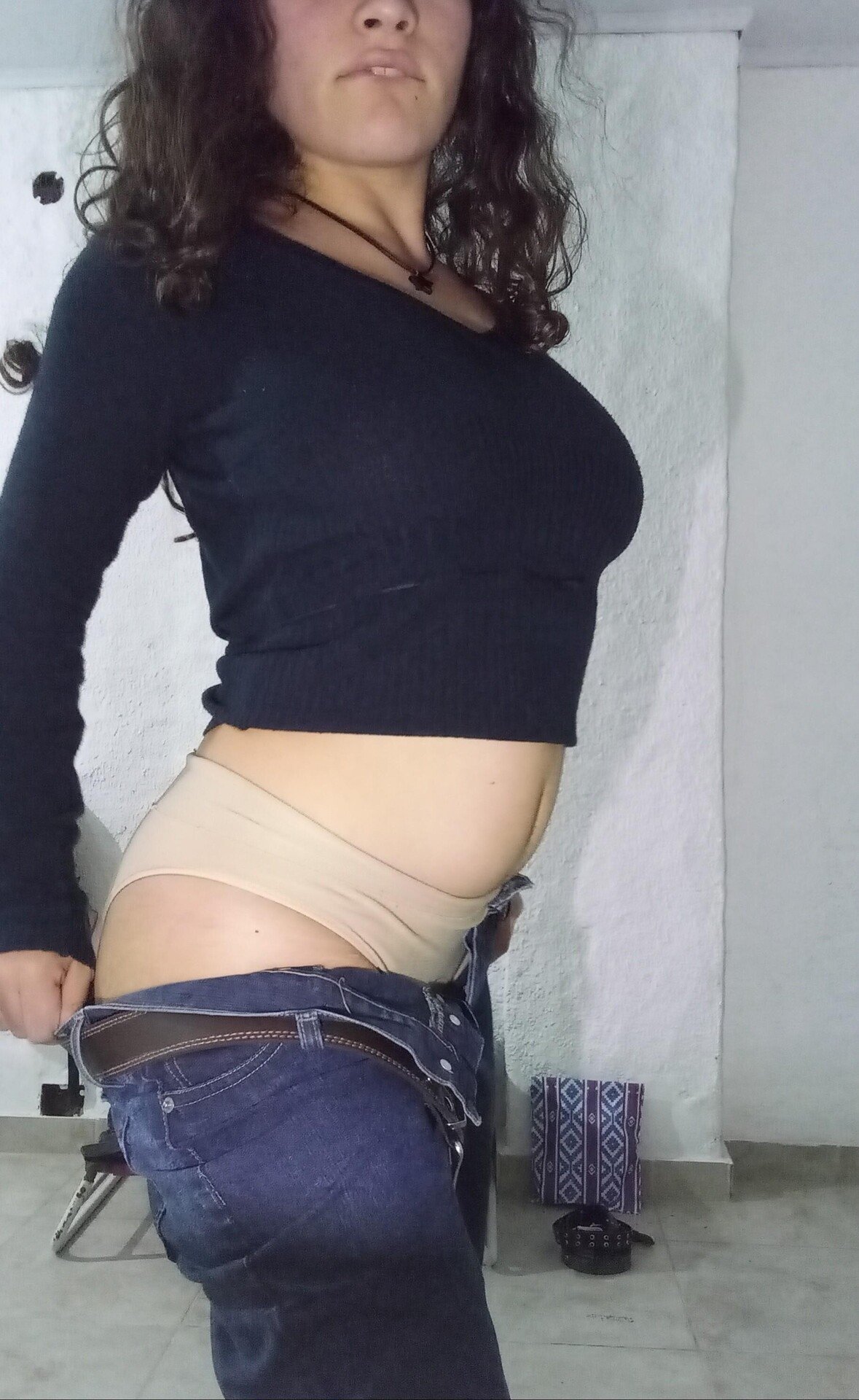 ¿Les gusta como me queda mi nueva remera? 2