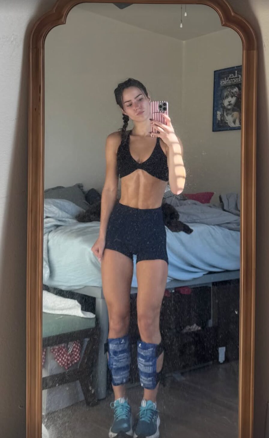 Post workout mirror selfies 2